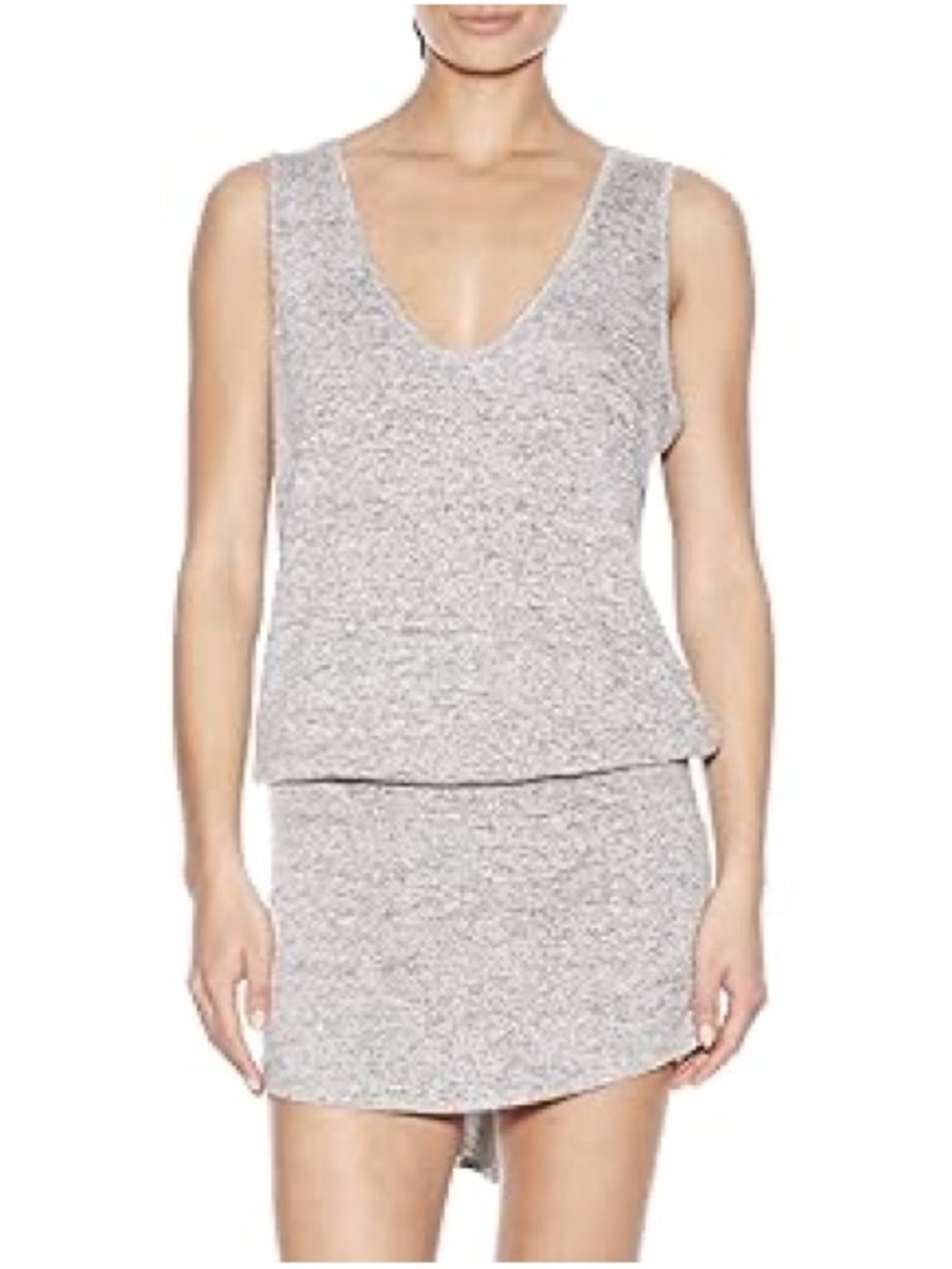 Tan/beige Riller and Fount Dress with shorts